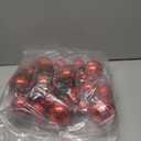 YYCRAFT 34ct Christmas Ball Ornaments 4CM for Xmas Tree Christmas Decorations Shatterproof Hooks Included (Red)