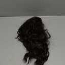 SEIKEA 14" Ponytail Extension Claw, PT002 Tia Long Multi Layered Fluffy Thick Wavy Jaw Clip in Fake Pony Tails Fake Hair Soft Natural Synthetic Hairpiece Black Brown