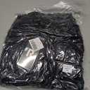 PrinStory Women's 2 Piece Pjs Matching Sets (Black, XL)