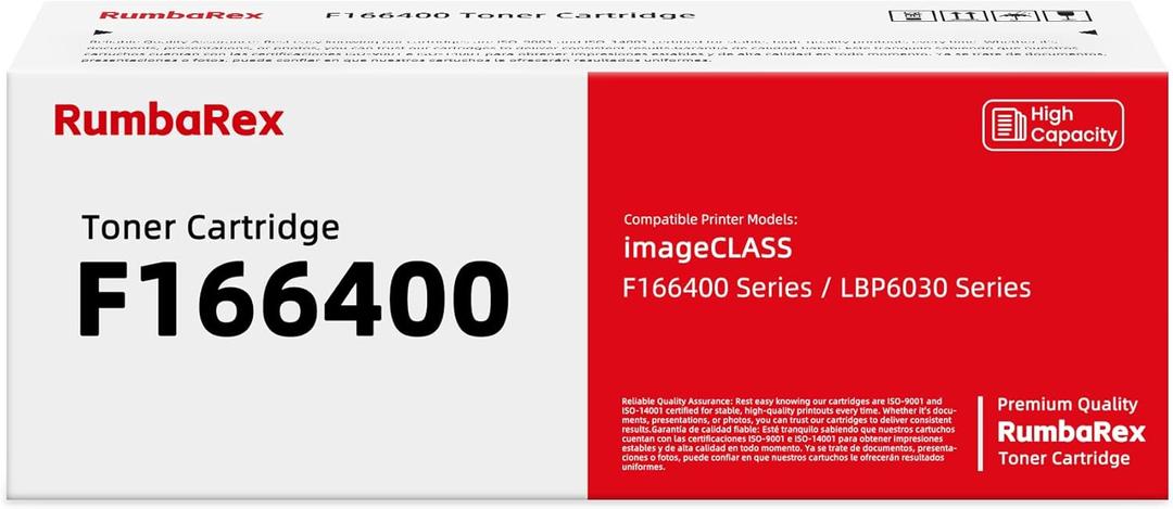 F166400 Toner Cartridge Replacement for Canon F166400 Toner Cartridge for F166400 Printer Ink Black, 1-Pack