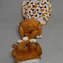 4 Pack Thanksgiving Dog Bandana Reversible Triangle Bibs Scarf Accessories,Adjustable Thanksgiving Turkey Hat for,Thanksgiving Dog Costume (One Size)