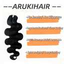 Body Wave Crochet Human Hair Extension Knotless Pre-Separated Crochet Hair Extensions Body Wave Human Crochet Hair Feather Line Extensions for Black Women Natural Color 20 Inch 240g