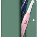 Silicone Electric Toothbrush Travel Case, Manual Toothbrush Travel Cover for Men and Women,Toothbrush for Travel,Gym and More, Fits Most Manual and Electric Toothbrushes - Midnight Green