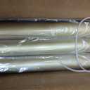 VOIIY Gold Curtain Rods for Windows 28 to 48 Inch(1.5-5 Feet),1" Diameter Drapery Rods with Modern Style End Cap Finials,Size:30-60 Inch, Brass