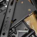 XINLEI Ultra Slim Full Motion TV Wall Mount for Most 37"-90" Flat/Curved TV, Swivel Tilt Bracket with Articulating 6 Arms, Support 120lbs, Max VESA 600x400mm, Fits 12/16" Wood Stud, MAUS02