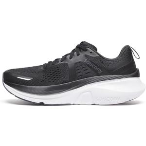 Saucony Men's Guide 18 Running Sneakers (Black/White)