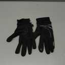 Winter Gloves Men Women, Warm Thermal Windproof Touchscreen Non-Slip,for Cycling Driving Running Hiking (Large, Black)