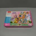 Cat House Building Set, Animal Playground Crossing Toy with 8 Cats and a Doll Minifigures Compatible with Lego Friends Pet Sets, Thanksgiving Christmas Birthday Gift Idea for Girls Kids Aged 6-12