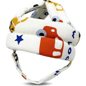 Baby Head Protector for Crawling Walking, Baby Helmet Adjustable No Bumps and Soft Cushion, Infant Safety Cap for Kid Learning to Walk Style K Baby Head Protector for Crawling Walking, Baby Helmet Adjustable No Bumps and Soft Cushion, Infant Safety Cap for Kid Learning to Walk Style K