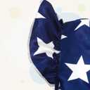 Girls 4th of July Dress Toddler Patriotic American Flag Outfit with Flutter Sleeves Red White Blue Skirt (2-3T)