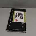 Snap-N-Store Index Card Holder Storage Box - Collapsible Organizer Box fits 1100 Flash Cards - Business, Recipe, or Note Card - 3 x 5, 1 Pack, Black