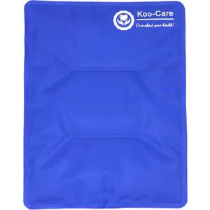 Koo-Care Large Gel Ice Pack for Injuries Reusable Flexible Hot Cold Therapy Compress - Pain Relief for Shoulder Rotator Cuff Hip Back Knee Ankle Replacement Post-Surgery Recovery (L, 11" x 14")