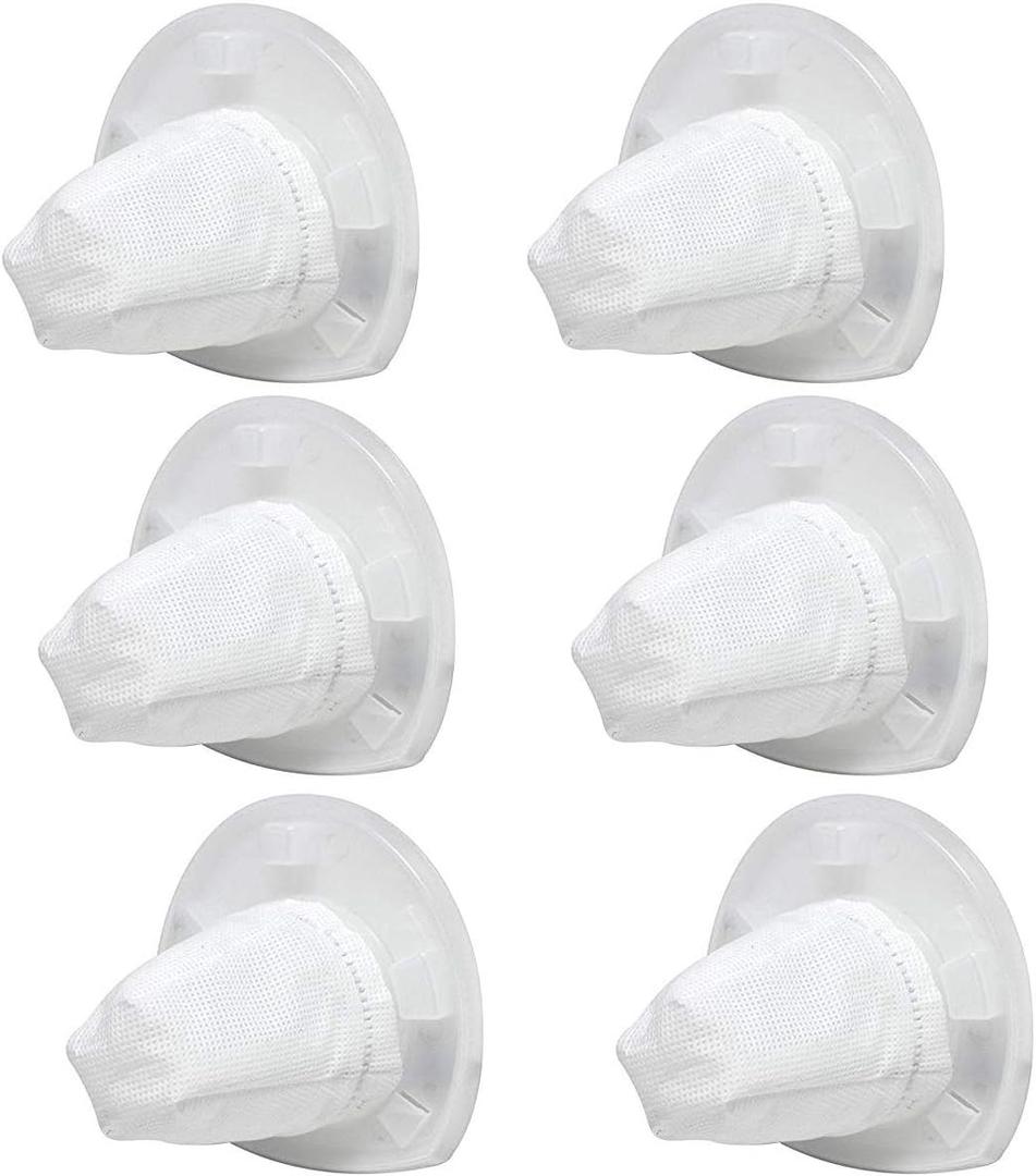 6 Pack Replacement Filter Compatible with Black & Decker VF110 Dustbuster Cordless Handheld Vacuum CHV1410L CHV9610 CHV1210 CHV1510 CHV1410 CHV1410B BDH2000L, 90558113-01