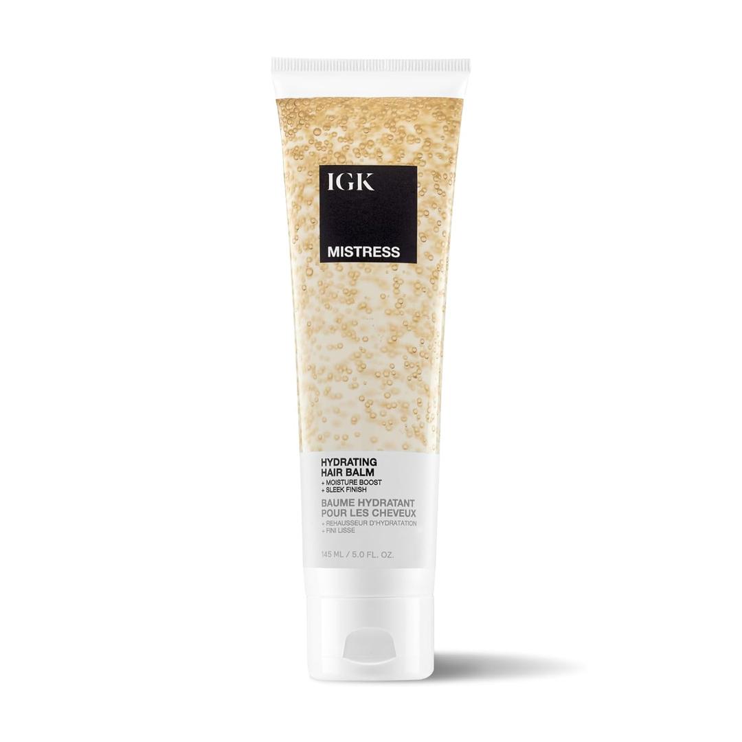 IGK MISTRESS Hydrating Hair Balm, Lightweight + Frizz Control + Shine, Vegan + Cruelty Free (5 Fl Oz (Pack of 1))