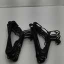 Merrick Medium Plastic Tubular Hangers - Black