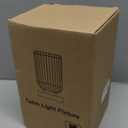 Cordless Table Lamp for Bedroom, 7500mAh Rechargeable Battery Operated Lamp, Modern Touch Dimmable Wireless Lamp Gold Base Green Glass Shade for Living Room, Desk, Led Bulb Included