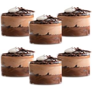 6 Oz Small Glass Bowls - Clear Dessert Cups & Serving Dips & Sauce - Microwave & Dishwasher Safe - Set of 6