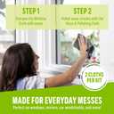 E-Cloth Microfiber Window Cleaning Cloth Kit - Glass Cleaning Cloth for Windows, Mirrors, Cars, Lenses, Eyeglasses, & More, Streak Free Clean, Machine Washable Reusable Towel - Gray
