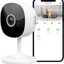 WiFi Camera 2K, Galayou Indoor Home Security Cameras for Baby/Elder/Dog/Pet Camera with Phone app,24/7 SD Card Storage,Works with Alexa & Google Home G7 (1 Count (Pack of 1))
