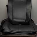 Custom Fit CRV Seat Covers for Select Honda CRV 2023 2024 2025- Full Set,Leather (Black)