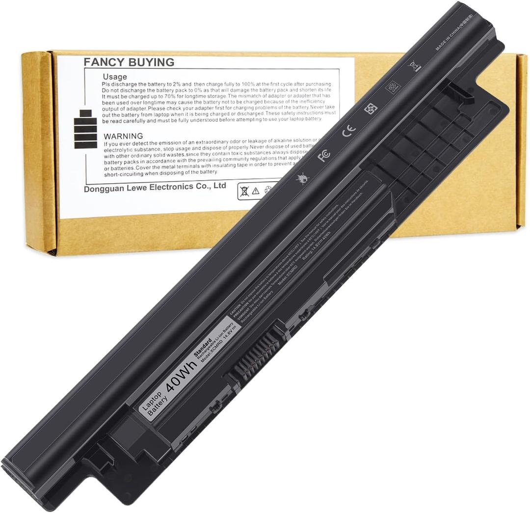 Fancy Buying 40Wh XCMRD FW1MN 4WY7C Battery for Dell 15 3000 3542 3543 3531 3541 3521 3537 15R 5537 5521 17-3737 3721 17R-5737 14 3421 3437 14R 5421 5437 Vostro 2521 2421 Latitude 3540 3440 P28F