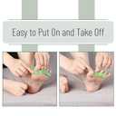 2 x Dr. JK- ToePal Gel Toe Separator, 2 Pairs, Toe Spacers, Bunion Corrector, Christmas Gifts (Light Green)