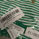 ZAXARRA Baby Christmas Sweatshirt Romper Striped Waffle Knit Jumpsuit Christmas Tree Embroidery Cute Boy Girl Holiday Outfit (Green)