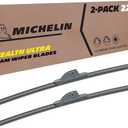 Michelin (19-2222SUBA) Stealth Ultra Twin Pack 22 inch Wiper Blade Fits Select Chevrolet, Ford, GMC, Ram, Dodge, Cadillac, Buick, Chrysler, Lincoln, Model Years