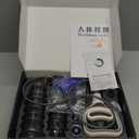 Cupping Set, 24 Cups Cupping Kit for Massage Therapy, Chinese Cupping Therapy Set with Magnetics, Professional Vacuum Cupping Set for Cellulite Reduction Muscle Pain Relief with Manual Pump