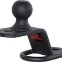 TOPTOW 64008 ATV/UTV 3-Way Hitch Adapter with 2 inch Ball, Bolt-on ATV Hitch Attachments