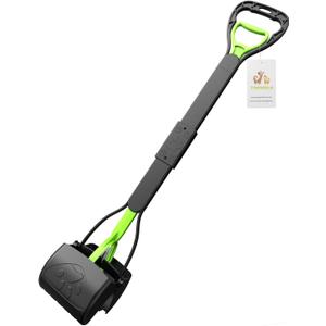 TIMINGILA 33" Long Handle Portable Pet Pooper Scooper for Large and Small Dogs,High Strength Material and Durable Spring,Great for Lawns, Grass, Dirt, Gravel