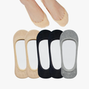 SIXDAYSOX No Show Socks Women for Flats 4 to 8 Pack Non Slip Invisible Ultra Low Cut Socks Shoe Size 5-8/9-11