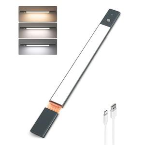 EZVALO Under Cabinet Lighting, 2200mAh Rechargeable Battery, 76 LEDs Dimmable Closet Lights, 3 Color Temps, Motion Sensor Light Indoor for Kitchen, Closet