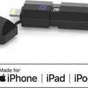 MFi Certified 128GB Photo Stick for iPhone Flash Drive,USB Memory Stick Thumb Drives High Speed USB Stick External Storage Compatible with iPhone/iPad/iPod/PC