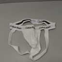 Calvin Klein Men's Underwear 2 Pack Cotton Stretch Jock Straps (X-Large, White)