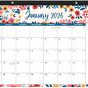 2026 Desk Calendar - Jan 2026 - Dec 2026, Large Monthly Desk Calendar 12 Months, 17" x 12", Desk Pad, Large Ruled Blocks, To-do List & Notes, Best Desk/Wall Calendar 2026 for Planning or Organizing