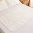 BlueSnail Washable Underpads,Super Absorbent and Waterproof Bed Pads, Portable and Reusable Incontinence Pads for Toddler,Adults,Elderly and Pets (31" x 40)