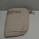 BAGSMART Tote Bag for Women, Quilted Travel Top Handle, Large Shoulder HandBags with Zipper for Work (Medium, 14l-beige)