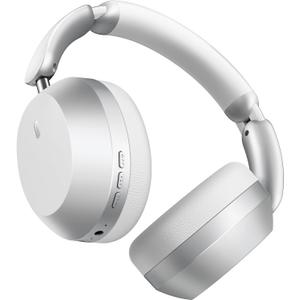 Wentronic Y04 Bluetooth Headphones Active Noise Cancelling Wireless Over Ear Headsets 48 Hours Playtime High Sound Quality Foldable Earphones with Soft Ear Cushion for Travel - Silver