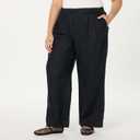 The Drop (Medium, Black Linen)