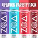 ZOA Zero Sugar Energy Drinks, Variety Pack - Sugar Free with Electrolytes, Healthy Vitamin C, Amino Acids, Essential B-Vitamins, and Caffeine from Green Tea - 12 Fl Oz (12-Pack) (EXP 09/11/25)