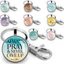 Fumete Christian Keychain Bulk Bible Verse Religious Scripture Quote Inspirational Keychain Gifts Supplies for Men Women