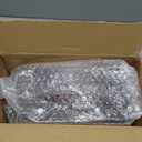 LIYH 60 Pcs Pink Plastic Combo Plates Set - Heavy Duty Pink Scalloped Plastic Disposable Plates for Party - 10.25" Dinner & 7.5" Dessert Plate 30 Guests