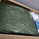 GUARD SHIELD Heavy Duty Tarp 30x30 Feet Green Multi Purpose Thick Waterproof Poly Tarp Cover 10mil