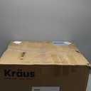 KRAUS Pax 24-inch 18 Gauge Undermount Single Bowl Stainless Steel Laundry and Utility Sink, KHU24L