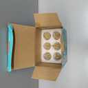 AMDTU E12 60 Watt Equivalent LED Candelabra Bulb CA10 Candle 4000K Daylight Dimmable Small Base Chandelier Light, Ideal for Dining Rooms, Living Rooms, and Porches, Long-Lasting Cozy Indoor Light (Clear Glass 6w=60w 4000k Daylight White)