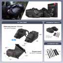 Rhinowalk Motorcycle Saddle Bags Waterproof Anti-Vibration Motor Side Bags Shoulder Bag Motorbike Panniers 28L(14L*2) for most Adventure and Sport Motorcycle Racks, 1 Pair