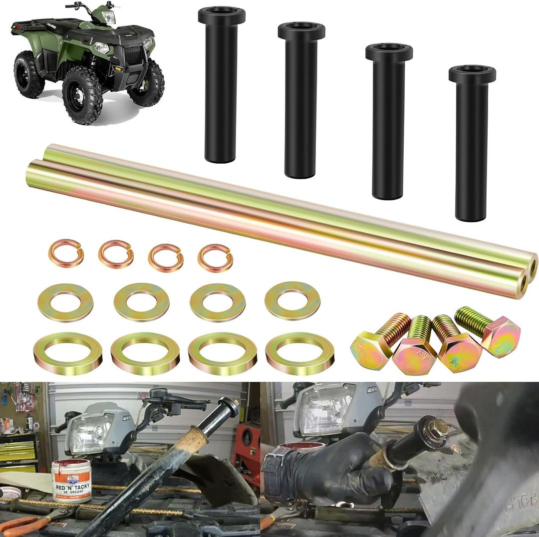 Front Lower A-ARM Bushing Shaft Kit 7501093 Compatible with Polaris Sportsman 400 500 570 600 700 800,Trail Blazer 250 330 400