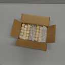 Zhehao 50 Pcs Mini Spray Bottles 2 ml Clear Glass Perfume Bottles Refillable Fine Mist Perfume Atomizer Portable Empty Sample Containers for Cleaning, Essential Oils, Travel (Gold Cap)