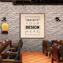 20PCS 3D Wall Panels Peel and Stick Foam 3D Brick Wallpaper Peel and Stick Faux Stone Wall Panel Self-Adhesive Wallpaper (20PCS, Rock Color)